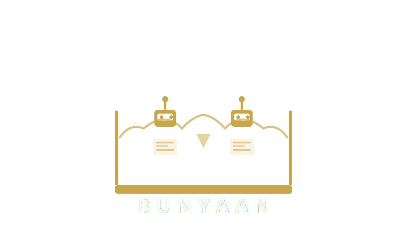 Bunyaan: students and robots standing together as one united team